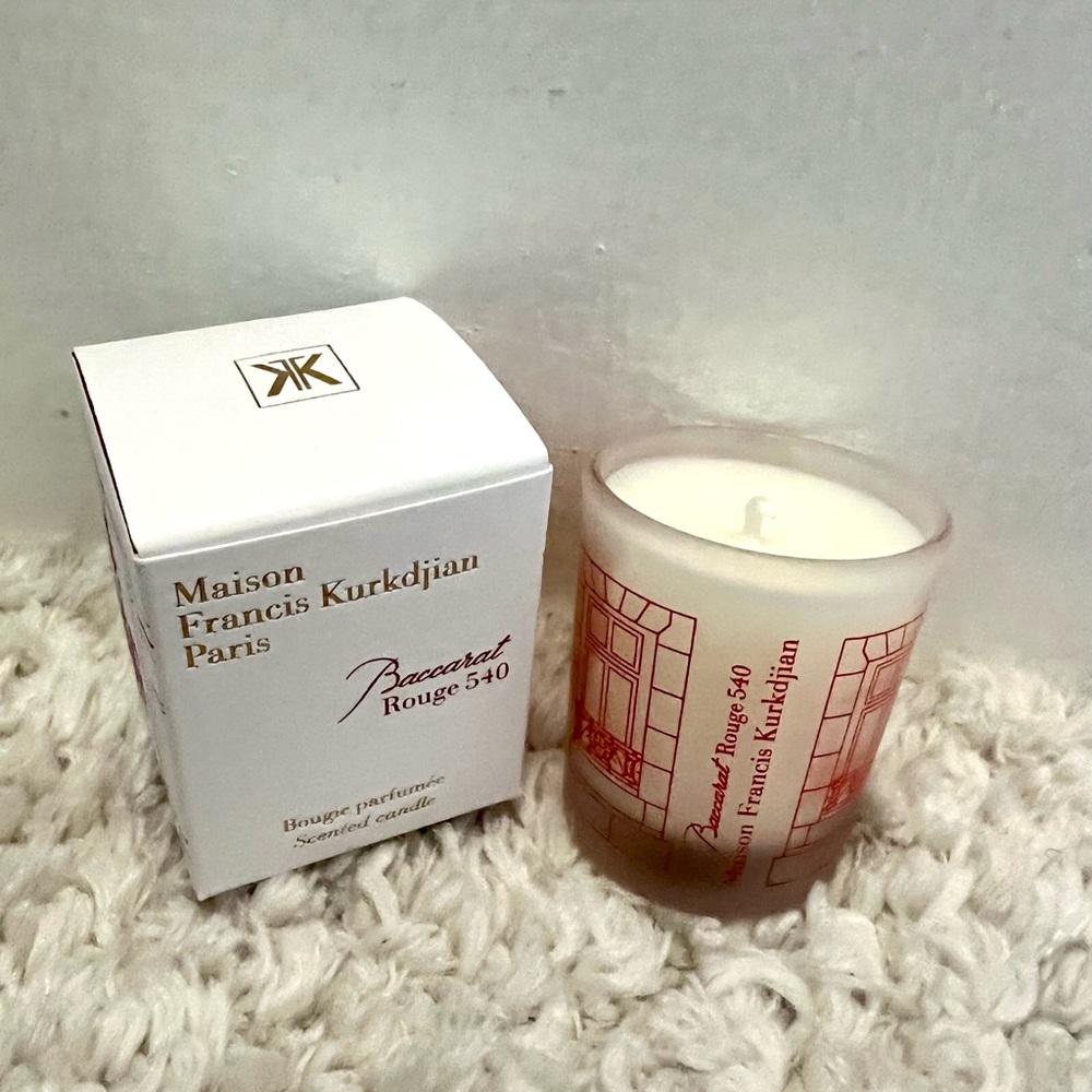 Baccarat Rouge 540 Scented Candle Mini 35g Maison Francis Kurkdjian Paris.
